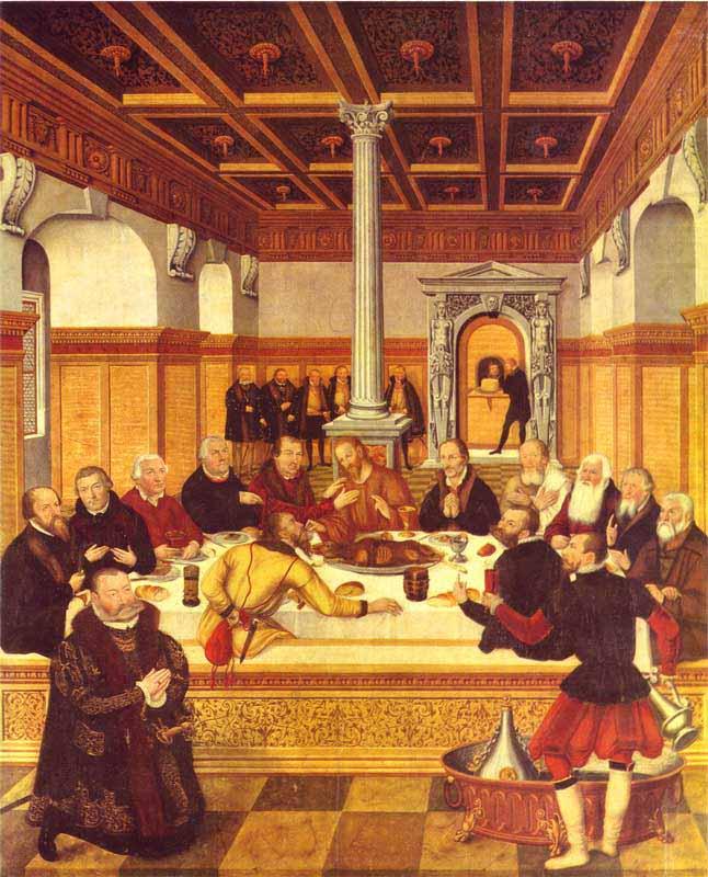 Lucas Cranach the Younger Last Supper china oil painting image